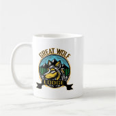 ドリームプレイス素晴らしウルフ コーヒーマグカップ (左)