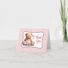 ドリームベアーベイビーシャワー サンキューカード