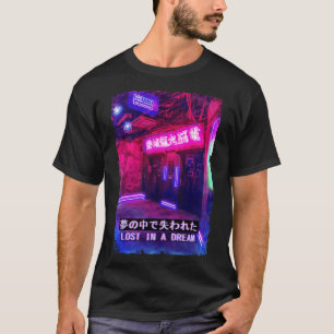 ドリームベーパーウェーブジャパン通りファッショングリッチ東京 Tシャツ