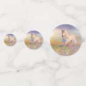 ドリームホースランニングズスルーピンク草原 コンフェッティ (正面)