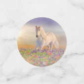 ドリームホースランニングズスルーピンク草原 コンフェッティ (スモール正面)