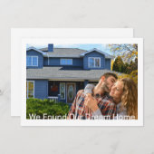 ドリームホームフォト引っ越しました発表カード 招待状 (正面/裏面)