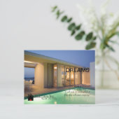ドリームホーム実在エステートはがき ポストカード (スタンド正面)