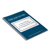 ドリームホーム引用文-デザイン3 ノートブック (右側)