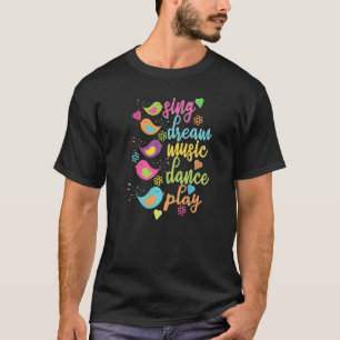 ドリームミュージックダンス遊バカラフルーズ Tシャツ