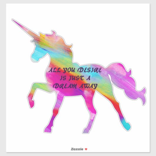 ドリームユニコ遠くにン シール (シート)