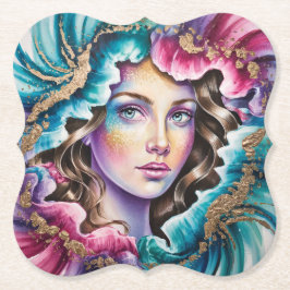 ドリームライクアートポートレートコースターセット ペーパーコースター