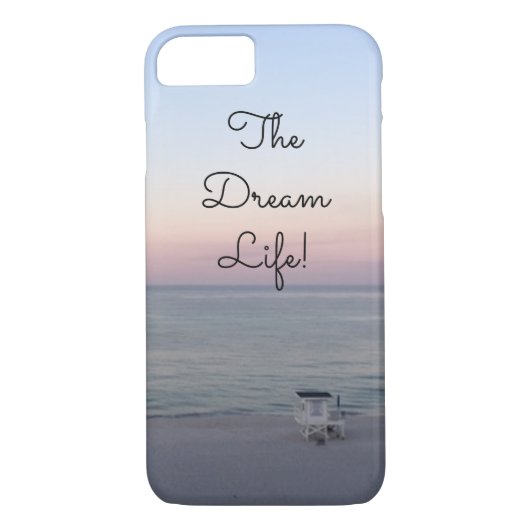 ドリームライフカラフルビーチサンライズ Case-Mate iPhoneケース (裏面)