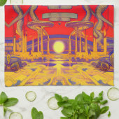 ドリームラサイケデリックンド キッチンタオル (折り畳み)