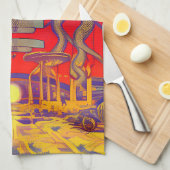 ドリームラサイケデリックンド キッチンタオル (四つ折り)