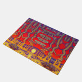 ドリームラサイケデリックンド ドアマット (アングル)