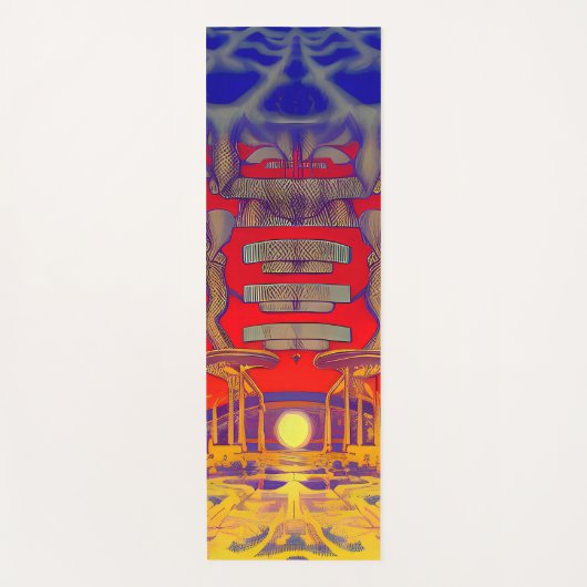 ドリームラサイケデリックンド ヨガマット (正面)