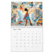 ドリームランドお洒落 カレンダー (3月 2026)