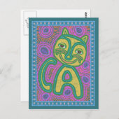 ドリームランドカラフルキャット ポストカード (正面/裏面)