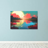 ドリームランド キャンバスプリント (インサイチュ (ウッドフロア))