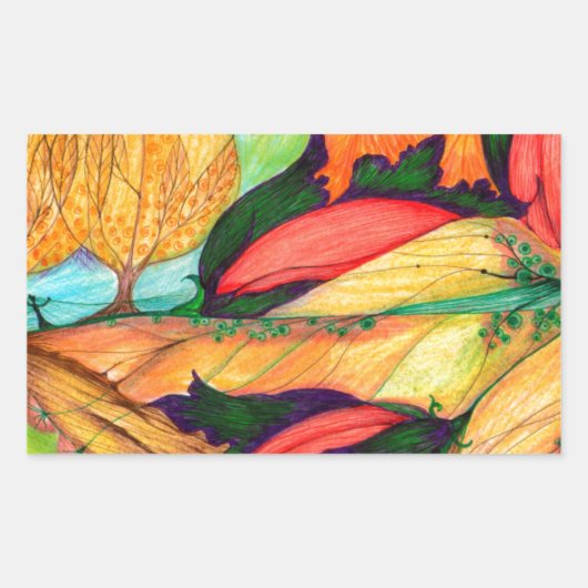 ドリームランド 長方形シール (正面)