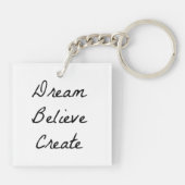 ドリームリピ信じート キーホルダー (裏面)