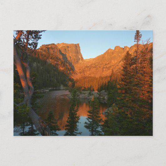 ドリームレイクの日の出 II ポストカード (正面)