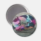 ドリームロック私絵を描はアルコールとインドのインクと。 マグネット (正面/裏面)