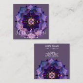 ドリームロータス瞑想曼荼羅 スクエア名刺 (正面/裏面)