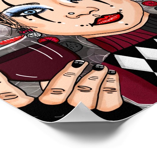 ドリームワイルドジェスターハーレキンウーマン ポスター (角)