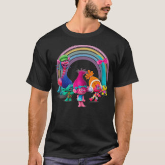 ドリームワークズトロールレインボーパーティー Tシャツ