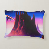 ドリームワールドオイルペインティング アクセントクッション (裏面)