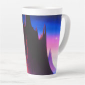 ドリームワールドオイルペインティング カフェラテマグ (右アングル)