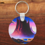 ドリームワールドオイルペインティング キーホルダー (裏面)