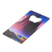 ドリームワールドオイルペインティング クレジットカード栓抜き (正面アングル)