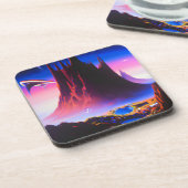 ドリームワールドオイルペインティング コースター (左側)