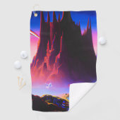 ドリームワールドオイルペインティング ゴルフタオル (インサイチュ)