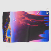 ドリームワールドオイルペインティング ゴルフタオル (横)