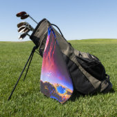 ドリームワールドオイルペインティング ゴルフタオル (グリーン)