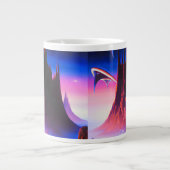 ドリームワールドオイルペインティング ジャンボコーヒーマグカップ (正面)