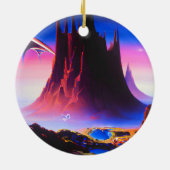 ドリームワールドオイルペインティング セラミックオーナメント (裏面)