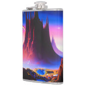 ドリームワールドオイルペインティング フラスク (左)