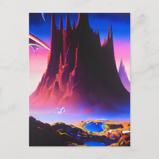 ドリームワールドオイルペインティング ポストカード (正面)