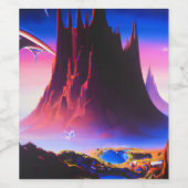 ドリームワールドオイルペインティング ワインラベル (シングルラベル)