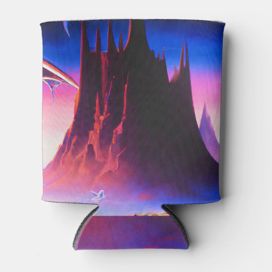 ドリームワールドオイルペインティング 缶クーラー (正面)