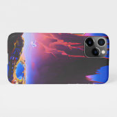 ドリームワールドオイルペインティング iPhoneケース (裏面横)