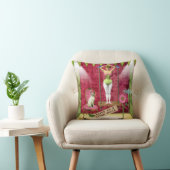 ドリームワールドヴィンテージファンキーバレリーナカレドアート クッション (椅子)