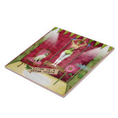 ドリームワールドヴィンテージファンキーバレリーナカレドアート タイル (側面)