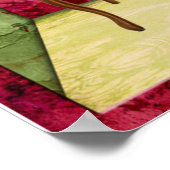 ドリームワールドヴィンテージファンキーバレリーナカレドアート ポスター (角)