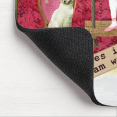 ドリームワールドヴィンテージファンキーバレリーナカレドアート マウスパッド (コーナー)