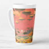 ドリームワールド カフェラテマグ (左アングル)