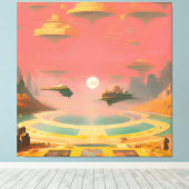 ドリームワールド キャンバスプリント (インサイチュ (ウッドフロア))