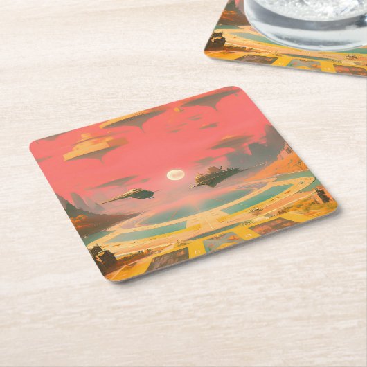 ドリームワールド スクエアペーパーコースター (アングル)