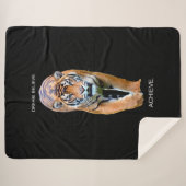 ドリーム信じエデュエやる気を起こさせるット引用文虎 シェルパブランケット (正面(横))