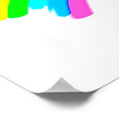 ドリーム信じスダンスパーソナライズされたポスター ポスター (角)